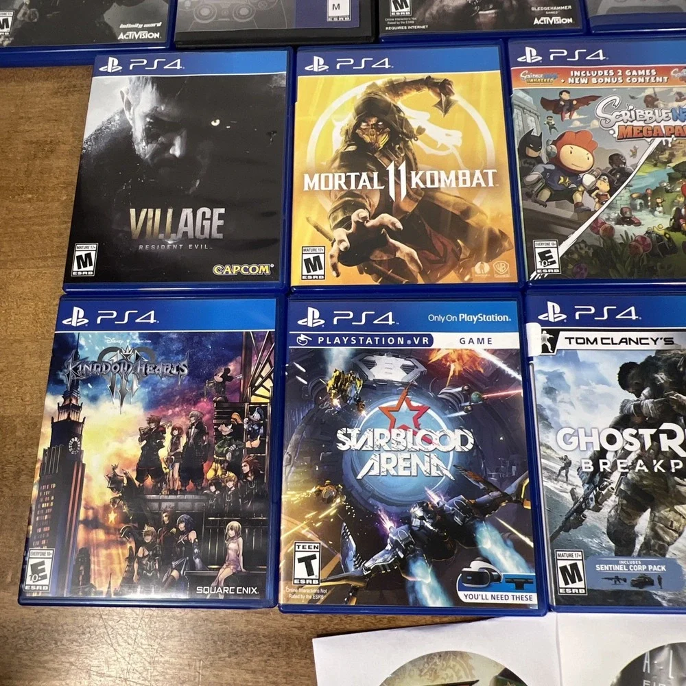 PS4 Lot Of 23 Games Resident Evil, Uncharted, Call Of Duty, Horizon, Dying Light